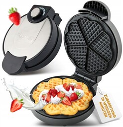 Gofrownica Waflownica XL Serduszka Serca 5 Gofrów Mocna 1000W Regulacja