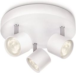 Philips myLiving reflektor LED Star 3-żarówkowy, biały