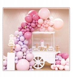 Balony Różowe Zestaw 64Szt Przyjęcie Impreza