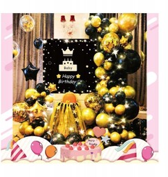 Balony Na Urodziny Urodzinowe Dekoracje 59Szt