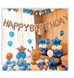 Balony Na Urodziny Urodzinowe Dekoracje 52Szt