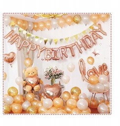 Zestaw Balonów Na Urodziny Przyjęcie 39Szt