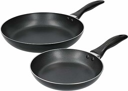 KitchenCraft Zestaw Patelni, Aluminium, Powłoka Nieprzywierająca, w Pudełku Upominkowym, 20 i 28 cm