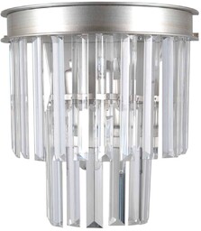 Kinkiet kryształowy VERDES WL-44372-2A-SLVR-BRW - Italux