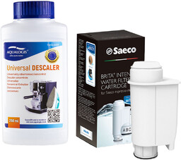 Zestaw Philips - Filtr Philips Intenza+ CA6702, Uniwersalny Odkamieniacz 250ml