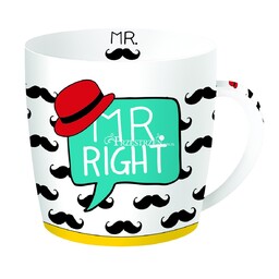 KUBEK PORCELANOWY W PUSZCE - Mr. Right (217 RIGH)
