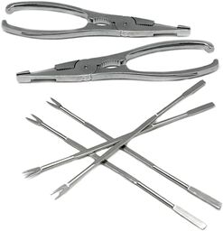 Nerthus FIH 259 zestaw narzędzi z owocami morza, zawiera 2 krakersy i 4 kolce