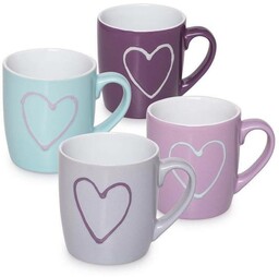 Kubki ceramiczne 350 ml 4 szt.