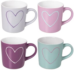 Kubki ceramiczne 600 ml 4 szt.