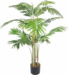 Leaf Duża sztuczna palma, mieszane materiały, zielona, 120 cm