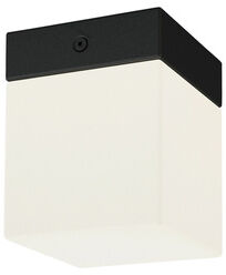 Lampa sufitowa lub kinkiet do łazienki SIS IP44 G9 10cm czarny 8054