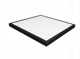 Plafon LED NATYNKOWY do garażu czarny 59,5 cm X 59,5 cm 60W barwa zimna 6000K 355 - Decorativi #9889; Oficjalny Dystrybutor