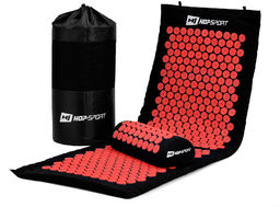 Zestaw do akupresury XL z torbą czerwony