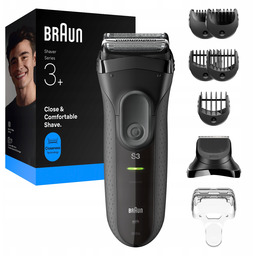 Golarka elektryczna Braun Series 3+, 3000BT MicroComb, maszynka do golenia