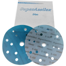 KOVAX Assilex K400 - krążek ścierny na rzep o152mm 15 otw.