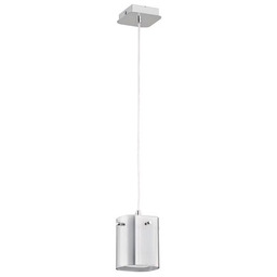 Lampa wisząca do salonu ASHLEY E27 wys. 90cm chrom
