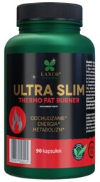 Ultra Slim Thermo Fat Burner Lanco Naturalny Spalacz Tłuszczu z Berberyną, EGCG, Kurkuminą i Resweratrolem 7 Ekstraktów Roślinnych 100% Vege