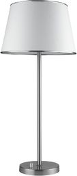 Candellux IBIS 41-00913 lampa stołowa abażur 1X40W E14 satyna nikiel 33cm