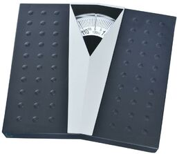Waga łazienkowa czarna mechaniczna 120 kg