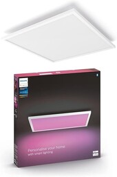 Philips Hue White and color ambiance Kwadratowy panel Surimu Zintegrowane źródło światła LED Sterowanie przez Bluetooth za pomocą aplikacji Sterowanie za pomocą aplikacji lub głosu