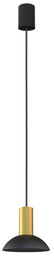 Lampa wisząca HERMANOS C szer. 15,5cm GU10 czarny/mosiężny 8194