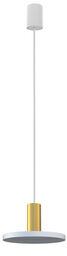 Lampa wisząca HERMANOS B szer. 20cm GU10 biały/mosiężny 8038
