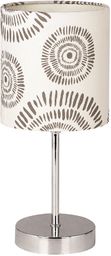 Candellux EMILY 41-26767 lampa stołowa walcowy abażur kremowy 1X40W E14 13cm