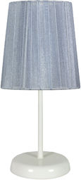 Candellux RIFASA 41-40862 lampa stołowa abażur szara 1X40W E14 14 cm