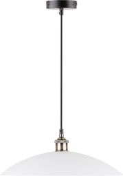 Candellux DEXTER 31-77721 lampa wisząca biały klosz szkło 1X60W E27 40 cm