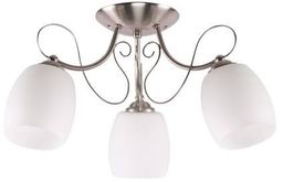 Candellux AMBA 33-78025 plafon lampa sufitowa biały klosz szklany 3X40W E27 56 cm