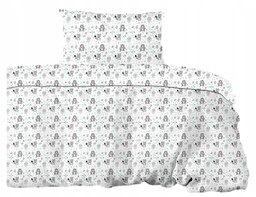 Pościel Bawełniana 140x200 Animals Bielbaw Greno