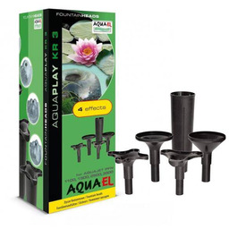 Aquael KR-3 Zestaw Dysz Fontannowych, 4 końcówki, dla miłośników oczek wodnych