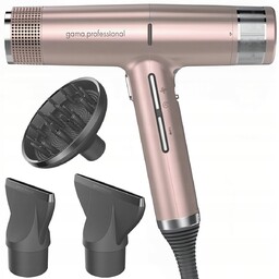 GA.MA IQ Perfetto, super lekka suszarka z filtrem (294g), rose gold, 1600W