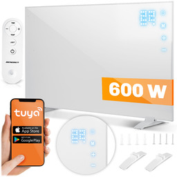 Grzejnik na podczerwień promiennik podczerwieni 600W pilot WiFi aplikacja