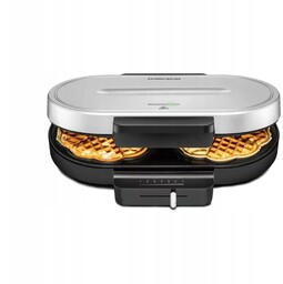 Gofrownica serca Rommelsbacher WA 1250 srebrna 1250W 2 gofry