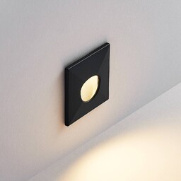 Molto Luce Oprawa wpuszczana LED Wall 68R Sina SQ, czarny, CCT 68R, możliwość ściemniania, czarny, przedpokój, aluminium, nowoczesny