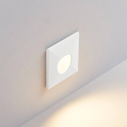 Molto Luce Oprawa wpuszczana LED Wall 68R Sina SQ, biały, aluminium, CCT 68R, możliwość ściemniania, biały / opal, przedpokój, aluminium, nowoczesny