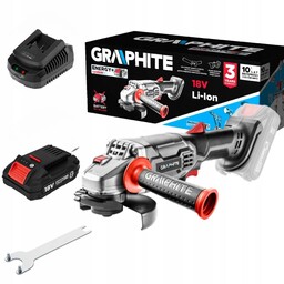 Szlifierka Kątowa Akumulatorowa 115mm Bateria 2Ah Ładowarka Graphite