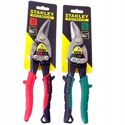 Stanley Zestaw nożyce do blachy lewe prawe odgięte