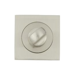 ROZETA KWADRATOWA WC QUADRO NIKIEL LAKIER