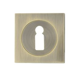 ROZETA KWADRATOWA KLUCZ QUADRO BRĄZ GRAFIATTO