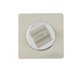 ROZETA KWADRATOWA WC QUADRO NIKIEL/CHROM