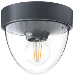 Plafon NOOK wys. 15cm E27 IP44 grafitowy 7965