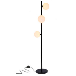 Candellux Stojąca lampa podłogowa Kama szklane kule do salonu