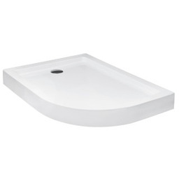 Besco Brodzik Asymetryczny Saturn lewy 120 x 90 cm akrylowy BAS-120-NL