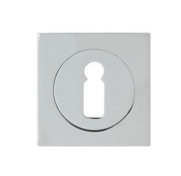ROZETA KWADRATOWA POD KLUCZ QUADRO CHROM LAKIER