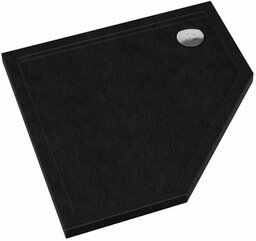Schedline Sharper brodzik akrylowy 80x80 cm czarny 3S.S1PK-8080/C/ST