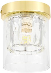 NOWOCZESNA LAMPA SUFITOWA ZŁOTO KLASYCZNE DENI