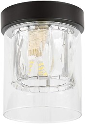 NOWOCZESNA LAMPA SUFITOWA CZARNA DENI