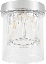 NOWOCZESNA LAMPA SUFITOWA CHROMOWANA DENI